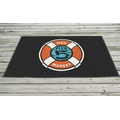 Flocked Olefin Indoor Logo Mat - 3 Color (3'x5')